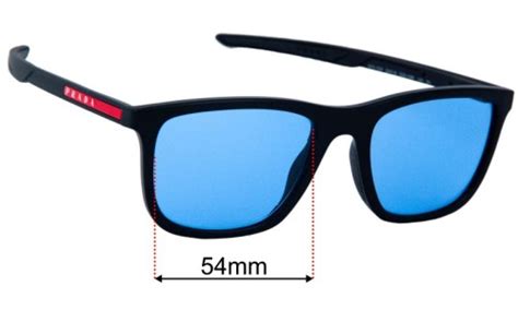 Prada SPS 10W 54mm Replacement Lenses by 